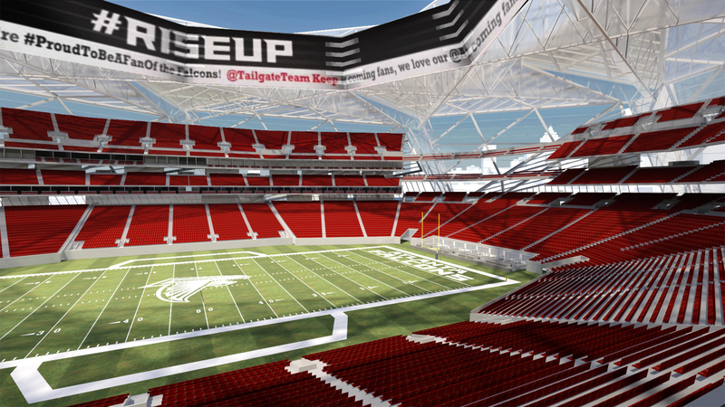 Illustration for article titled That Insane New Falcons Stadium Is Really Going To Happen